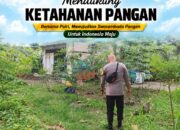 Polsek Tuban Monitoring Lahan Warga, Dukung Program Ketahanan Pangan
