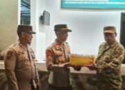 Sinergitas Tampa Batas, Polsek Monta Datangi Mako Koramil 1608/07 Monta dan Ucapkan Selamat HUT TNI ke 81