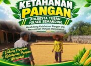 Polri Dukung Astacita, Polsek Semanding Polresta Tuban Turun Cek Tanaman jagung milik Warga di Desa Kowang