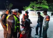 Melalui Patroli Humanis Pamapta Polres Bima Kabupaten Cegah Potensi Kriminal di wilayah hukumnya