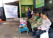 Wujud sinergitas antara TNI dan Polri, Kapolsek Sanggar menghadiri peresmian Koramil 1608-09 Sanggar