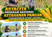 Dukung Astacita, Polsek Palang Polresta Tuban Pantau Langsung Lahan Jagung milik warga Desa Dawung