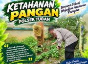 Polsek Tuban Dukung Ketahanan Pangan melalui Pemanfaatan Lahan Pekarangan Produktif