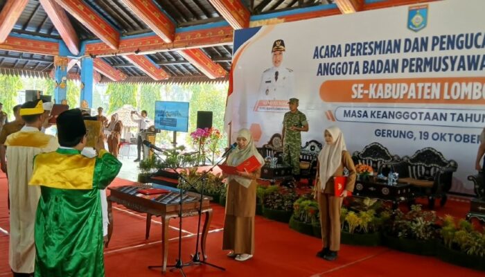 Wabup Lombok Barat Lantik Anggota BPD Periode 2026–2034