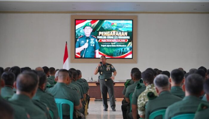 Pangdam Rinambora Ajak Prajurit Bersatu, Jaga Disiplin dan Integritas