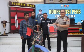 Polresta Tuban Kembalikan Motor Hasil Curanmor Langsung ke Pemiliknya